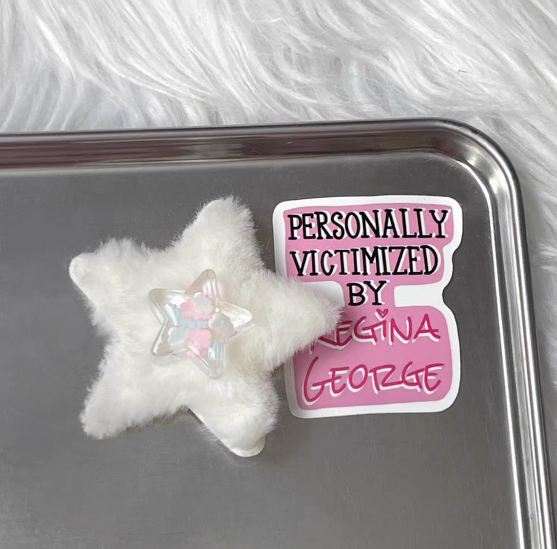 Jaapani Harajuku Plush Star Pentagrami juuksenõel naistele Sweet Cute Y2k Girly Juukseklamber Esteetiline Mood Juukseaksessuaarid Kingitus