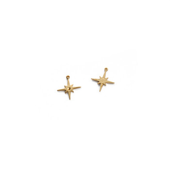 50 τμχ/τσάντα Brass Star Geometry Charms Κρεμαστό για DIY Κοσμήματα Σκουλαρίκια Κολιέ Βραχιόλια Χειροτεχνίες Χειροποίητα Κάνοντας ευρήματα