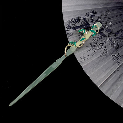 Hiina läbipaistvast bambusest sõlme imitatsioonist nefriit-juuksepulk naistele elegantne temperament võluv juuksenõel Vintage antiiksed juukseaksessuaarid