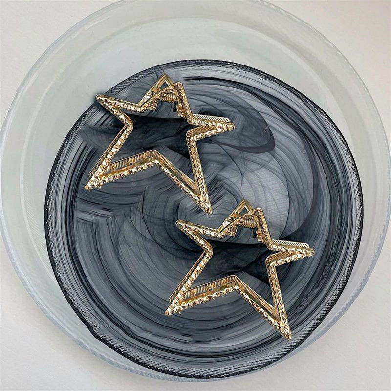 Y2k Esteetilised Hollow Star Pentagrami juukseküüned naistele Magus romantiline trendi juukseklamber Jaapani Harajuku juukseaksessuaarid Uus