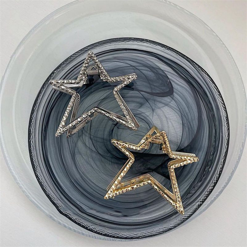Y2k Esteetilised Hollow Star Pentagrami juukseküüned naistele Magus romantiline trendi juukseklamber Jaapani Harajuku juukseaksessuaarid Uus