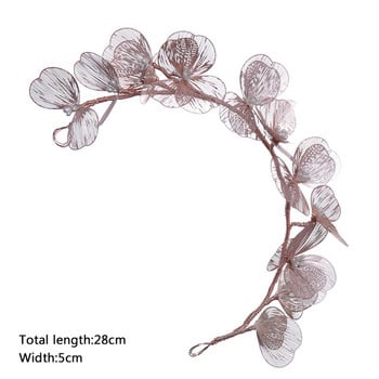 Big Flower Headbands Γυναικεία Κορίτσια Hairbands Νύφη Νυφικά Μαλλιά Κοσμήματα Αξεσουάρ Bridesmaid Headdress Headpieces