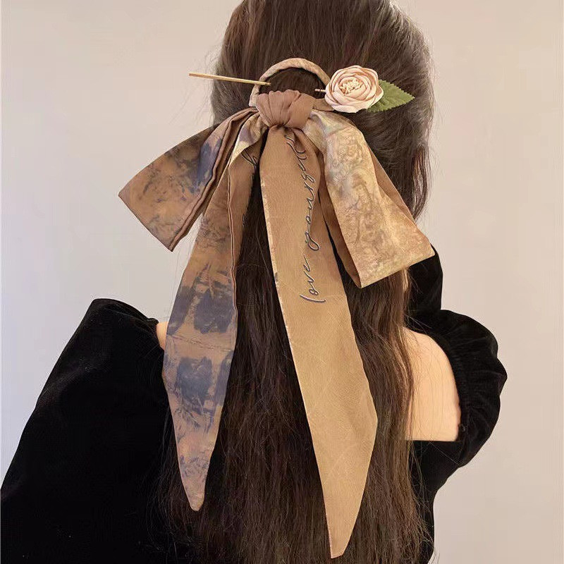 2022. Starinski kineski znakovi Vrpce Cvijeće Ukosnice za žene Temperament Jedinstveni šarm Štapić za kosu Vintage dodaci za kosu
