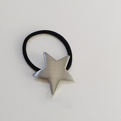 Koreai divatos Pentagram csillag fém hajkötők nőknek Vintage Cool Aesthetic Trend Hajkötél Harajuku divatos hajkiegészítők