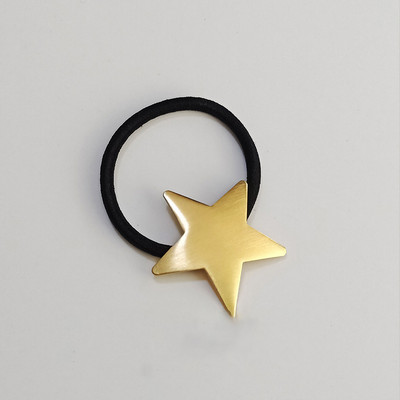 Koreai divatos Pentagram csillag fém hajkötők nőknek Vintage Cool Aesthetic Trend Hajkötél Harajuku divatos hajkiegészítők
