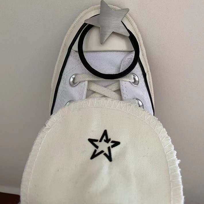 Koreai divatos Pentagram csillag fém hajkötők nőknek Vintage Cool Aesthetic Trend Hajkötél Harajuku divatos hajkiegészítők