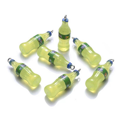 10 ks Simulácia 3D fľaša na nápoj Roztomilé prívesky na prívesok DIY Náušnice Náhrdelník Šperky Príslušenstvo Hľadanie