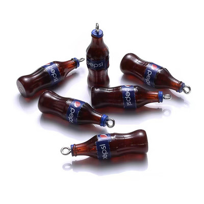 10 ks Simulácia 3D fľaša na nápoj Roztomilé prívesky na prívesok DIY Náušnice Náhrdelník Šperky Príslušenstvo Hľadanie