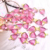 16*28mm 3D Simulare Rășină Handmade Popsicle Colorat Pepene Pepene Înghețată Charms Pentru DIY Cercei Colier Accesoriu Bijuterii