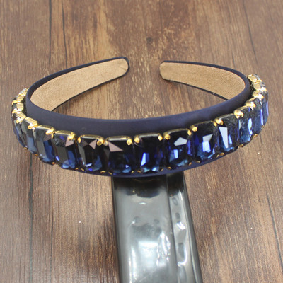 Luxusné nové barokové ružovo-zelené lesklé krištáľové perlové kvetinové temperamentné šperky čelenka vlasové doplnky pre ženy svadobnú hostinu