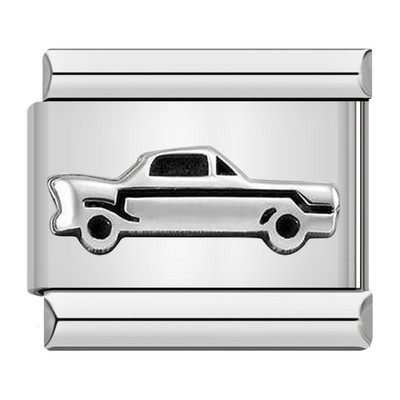 Hapiship Fashion Infinite Snowflake Mootorrattatäht Itaalia Links Charm Fit 9mm Käevõru Käevõru Roostevabast Terasest Ise isetegemine DJ241