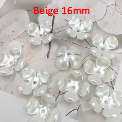 30 buc/lot ABS imitație de perle Shell Petală Floare Piesă Breloc pandantiv pentru Cercei lucrați manual Brățară Colier Fabricare de bijuterii