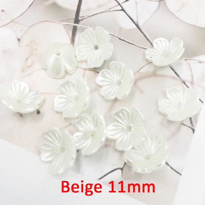 30 buc/lot ABS imitație de perle Shell Petală Floare Piesă Breloc pandantiv pentru Cercei lucrați manual Brățară Colier Fabricare de bijuterii