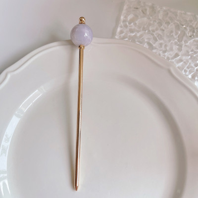 Koreai többszínű festett golyós hajrudak nőknek Elegáns Antik Temperament Hajtű Vintage Esztétika Hajkiegészítők Új