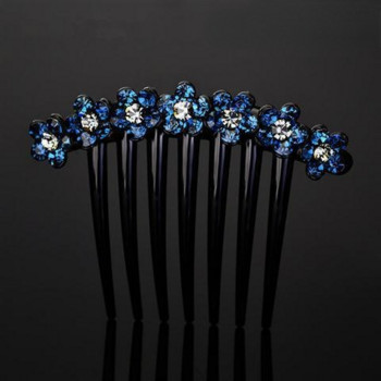 Delysia King Adult temperament Rhinestone Hair Comb моден универсален гребен със седем зъба, вложка за коса, аксесоари