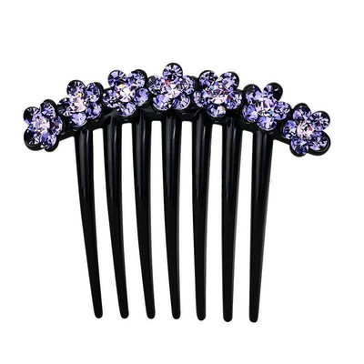 Delysia King Adult temperament Rhinestone Hair Comb mood mitmekülgne seitsme hamba kamm taldriku juuksevahetarvikud