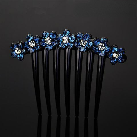Delysia King Adult temperament Rhinestone Hair Comb mood mitmekülgne seitsme hamba kamm taldriku juuksevahetarvikud