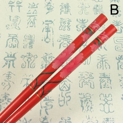 2Pcs/Set Vintage ručno rađene štapiće za kosu Oslikane japanske drvene ukosnice za žene Prirodni kineski drveni štapići