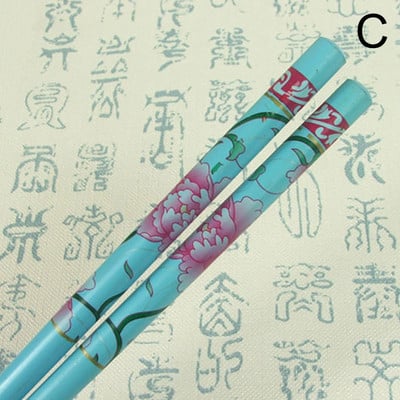 2Pcs/Set Vintage ručno rađene štapiće za kosu Oslikane japanske drvene ukosnice za žene Prirodni kineski drveni štapići