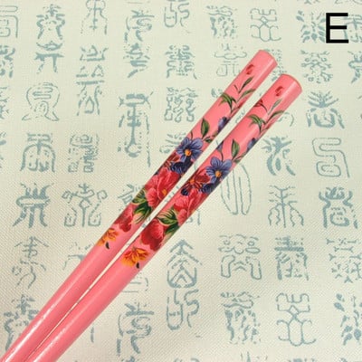 2Pcs/Set Vintage ručno rađene štapiće za kosu Oslikane japanske drvene ukosnice za žene Prirodni kineski drveni štapići