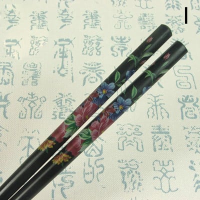 2Pcs/Set Vintage ručno rađene štapiće za kosu Oslikane japanske drvene ukosnice za žene Prirodni kineski drveni štapići