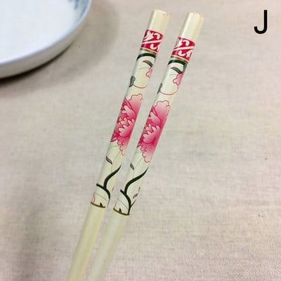 2Pcs/Set Vintage ručno rađene štapiće za kosu Oslikane japanske drvene ukosnice za žene Prirodni kineski drveni štapići