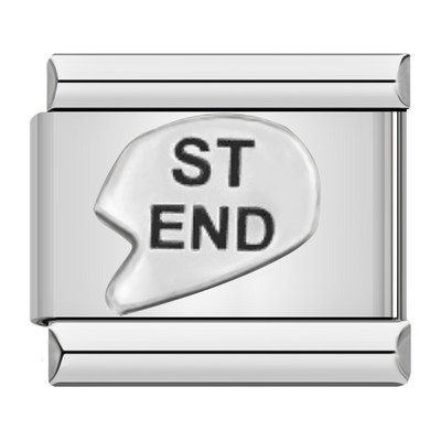 Hapiship Originálny Daisy Rose Heart Crown Dazzling CZ talianske články Charm Fit 9mm náramok z nehrdzavejúcej ocele na výrobu šperkov DJ250