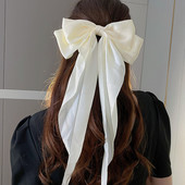 Čvrsta, mekana, velika satenska mašna Ukosnice za vjenčanje Duga vrpca Mašna za kosu Ženske ukosnice za kosu Proljetna kopča Veliki dodaci za kosu