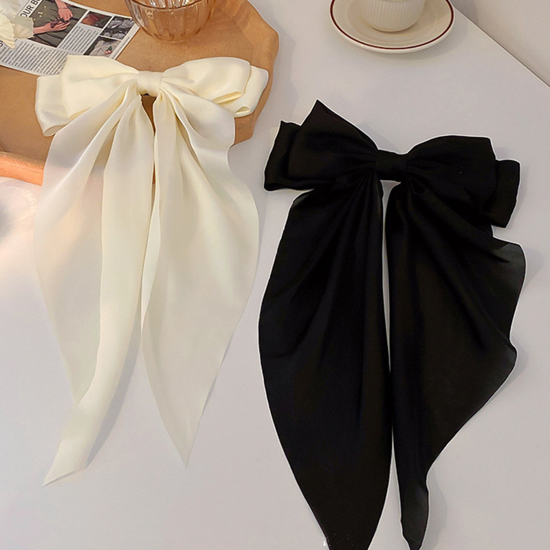 Čvrsta, mekana, velika satenska mašna Ukosnice za vjenčanje Duga vrpca Mašna za kosu Ženske ukosnice za kosu Proljetna kopča Veliki dodaci za kosu