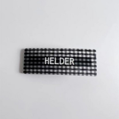 Harajuku Y2K Γεωμετρικά καρό γράμματα κλιπ μαλλιών για γυναίκες αισθητική girly γλυκό γούρι φουρκέτα Vintage μόδας αξεσουάρ μαλλιών