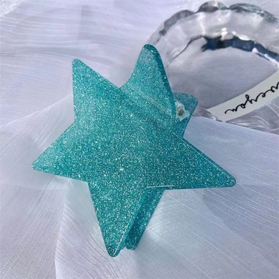 Harajuku Y2k Sequins Star Pentagram Juukseküünised naistele Sweet Cool Charm Trend Juukseklamber Esteetilised Mood Juukseaksessuaarid Uus