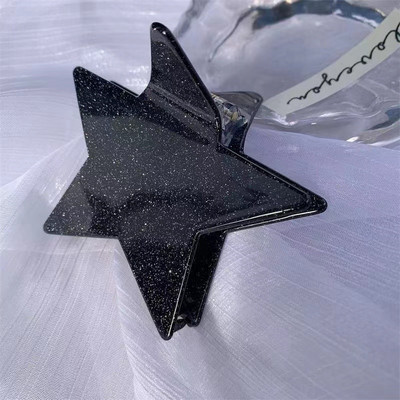 Harajuku Y2k Sequins Star Pentagram Juukseküünised naistele Sweet Cool Charm Trend Juukseklamber Esteetilised Mood Juukseaksessuaarid Uus