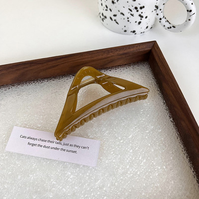 Geomeetria ebaregulaarne kolmnurk, õõnes, ühevärviline äädikhappega juukseküünised, meigid juukseklambrid puhkuseks mõeldud juuste aksessuaarid naistele