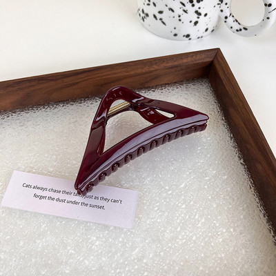 Geomeetria ebaregulaarne kolmnurk, õõnes, ühevärviline äädikhappega juukseküünised, meigid juukseklambrid puhkuseks mõeldud juuste aksessuaarid naistele