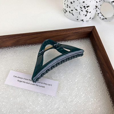 Geomeetria ebaregulaarne kolmnurk, õõnes, ühevärviline äädikhappega juukseküünised, meigid juukseklambrid puhkuseks mõeldud juuste aksessuaarid naistele