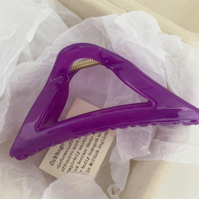 Geomeetria ebaregulaarne kolmnurk, õõnes, ühevärviline äädikhappega juukseküünised, meigid juukseklambrid puhkuseks mõeldud juuste aksessuaarid naistele