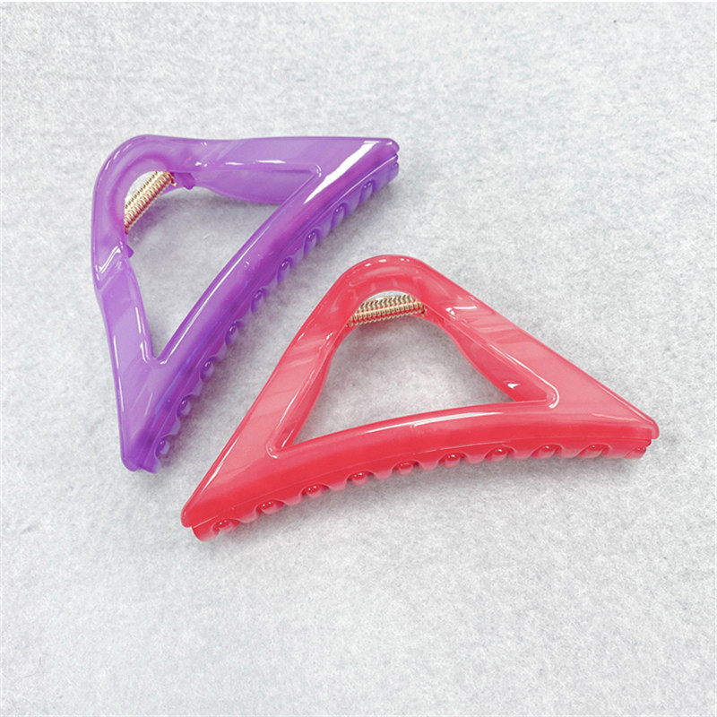 Geomeetria ebaregulaarne kolmnurk, õõnes, ühevärviline äädikhappega juukseküünised, meigid juukseklambrid puhkuseks mõeldud juuste aksessuaarid naistele