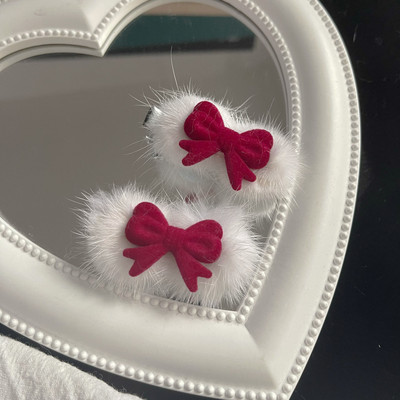 Pehmus valge pärlmutter juuksenõel naistele magus romantiline esteetiline armas juukseklamber Korea moe juukseaksessuaarid kingitus