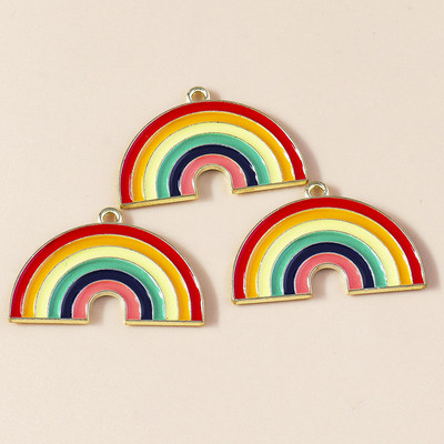 10kom emajl Šareno ljubavno srce šareno za naušnicu LGBT dugin privjesak DIY izrada nakita narukvica ogrlica ručni rad