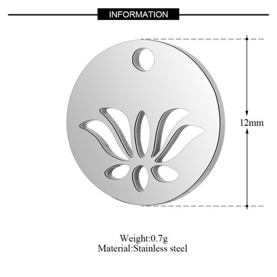 10 kom/lot Religiozni OM DIY privjesci Veleprodaja 316 nehrđajućeg čelika cvijet Yin Yang privjesak križni čvor Drvo života konektor privjesak