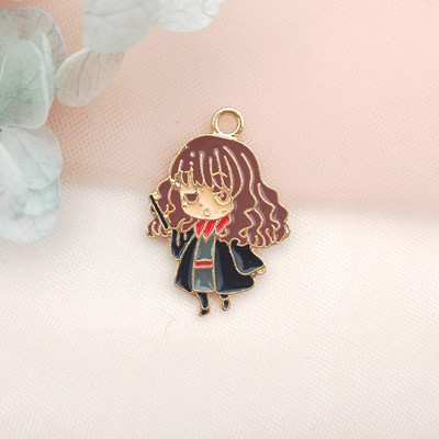 10 tk sulamist amulett multifilmi ripats Magic kooliarm kaelakee jaoks käevõru DIY tarvikud ehted võtmehoidja võlu ehted amulettid