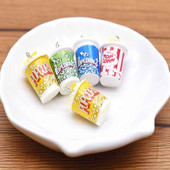 10tk 17*28mm mitmevärviline segastiilis popkornvaigust tarvikud võlusid ripatsid Käsitsi valmistatud ehted DIY kõrvarõngas kaelakee võtmehoidja