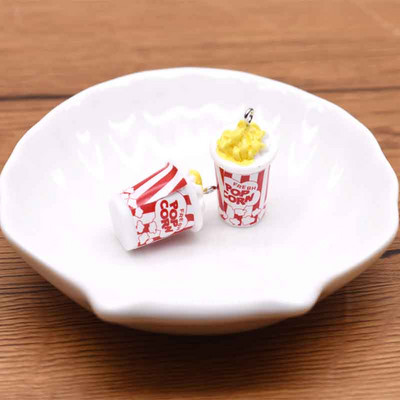 10tk 17*28mm mitmevärviline segastiilis popkornvaigust tarvikud võlusid ripatsid Käsitsi valmistatud ehted DIY kõrvarõngas kaelakee võtmehoidja