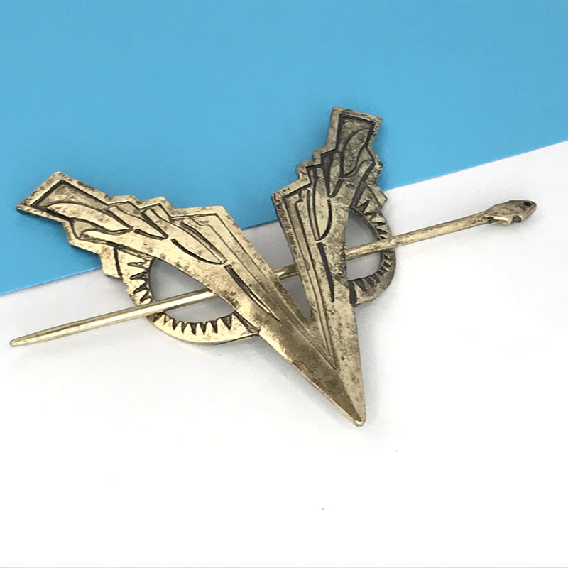 Viking bagoly hajkapcsok nőknek 2022 fém Vintage Eagle Girls Pirate Gothic Kiegészítők Egyedi Hajtű Stick y2k Ékszer bizsuk