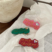 2022. aasta jõuluarmastussüdame kristallist juuksenõel naistele, armas, armas, tüdrukulik juukseklamber, esteetiline mood, juukseaksessuaarid, kingitus