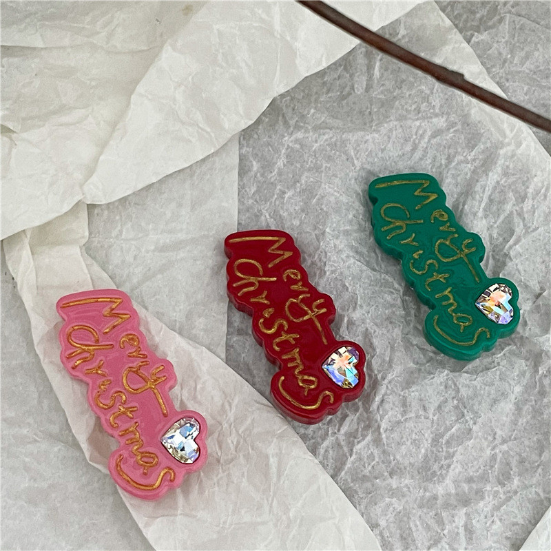 2022. aasta jõuluarmastussüdame kristallist juuksenõel naistele, armas, armas, tüdrukulik juukseklamber, esteetiline mood, juukseaksessuaarid, kingitus