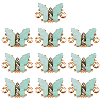 Peixin 10 tk/komplekt võluv värviline kristallkirss ripats puu rippuv ehted tarvikud DIY kõrvarõngad ehete valmistamise tarvikud