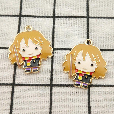 10 komada emajliranog crtanog šarma Nakit Dodaci Naušnica Privjesak Narukvica Ogrlica Čarmovi Diy zanatski pribor