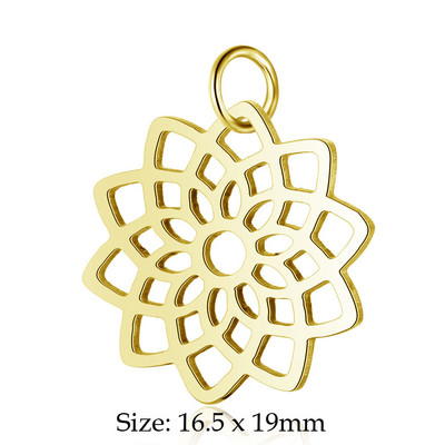 5 tk/partii roostevabast terasest Yin Yang diy käevõru valmistamine pistikute võlu hulgimüük päikese OM pistikute ripats ehete jaoks