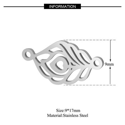 5 tk/partii roostevabast terasest Yin Yang diy käevõru valmistamine pistikute võlu hulgimüük päikese OM pistikute ripats ehete jaoks